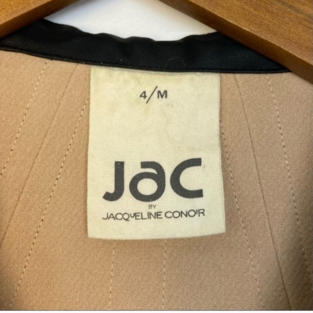 Jacqueline Conoir Beige Watefall Jacket - Picture 6 of 8
